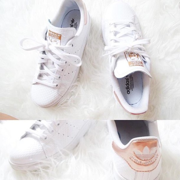 adidas stan smith femme or