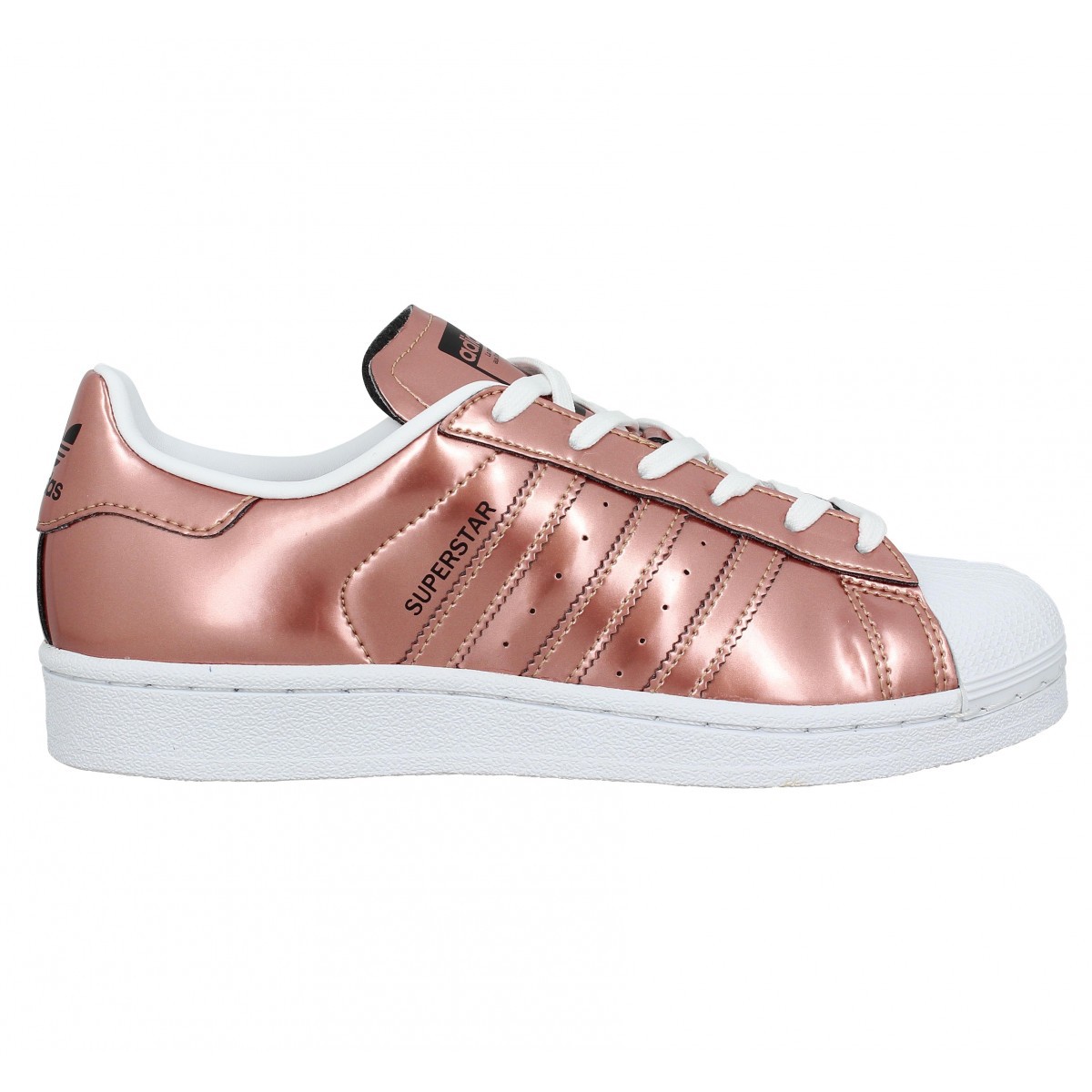 superstar rose gold et blanche