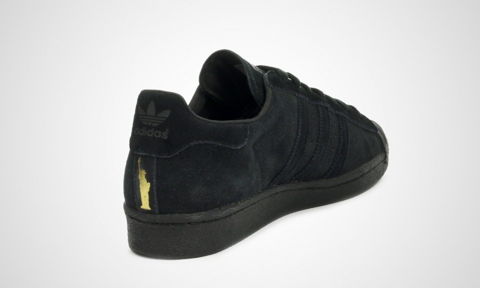 adidas superstar 80s femme or