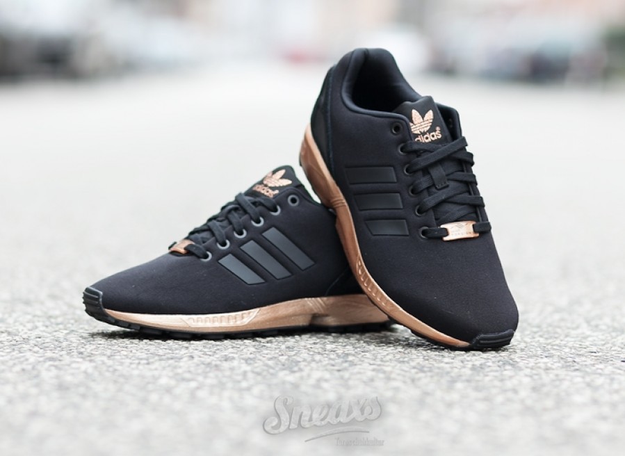 adidas zx flux copper noir et bronze