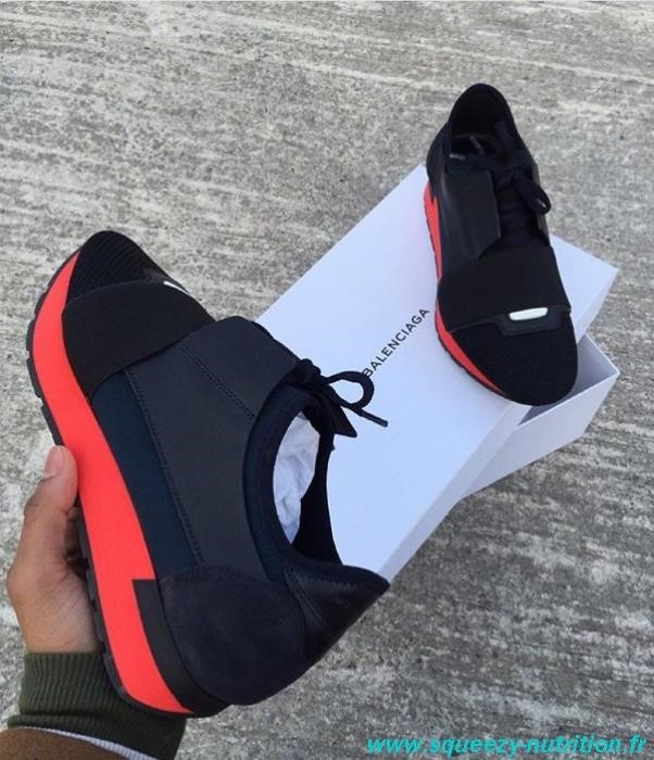 balenciaga runner noir et rouge