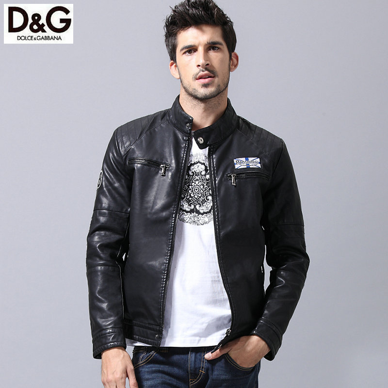 blouson cuir dolce gabbana