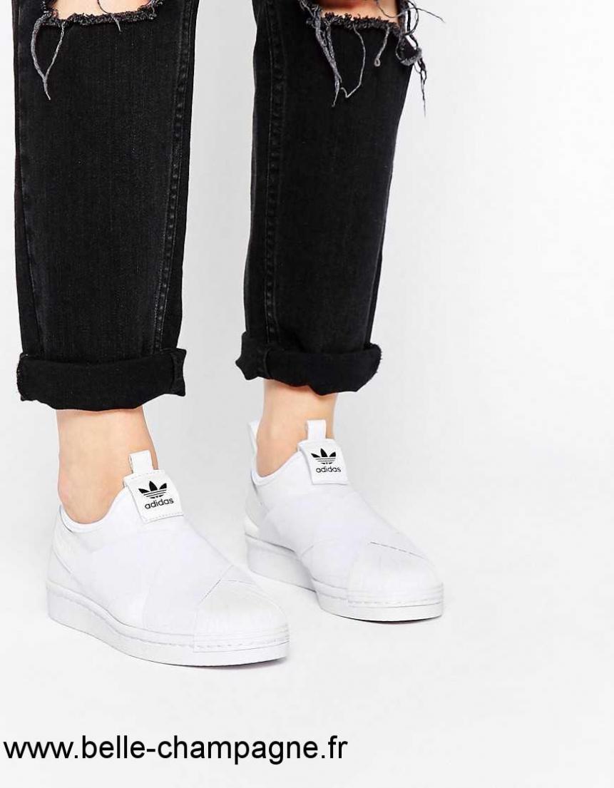 chaussure adidas femme sans lacet