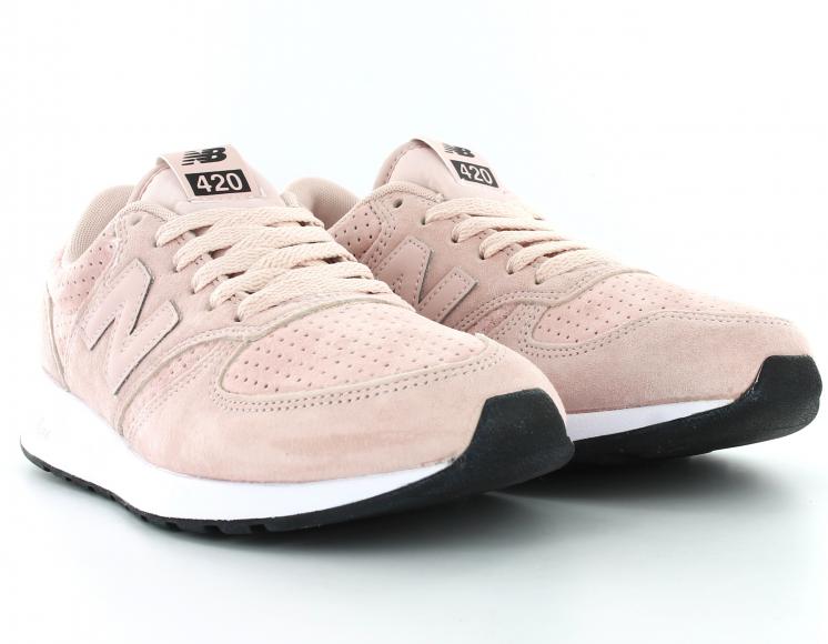basket new balance femme rose pale