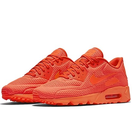 air max noir et orange fluo