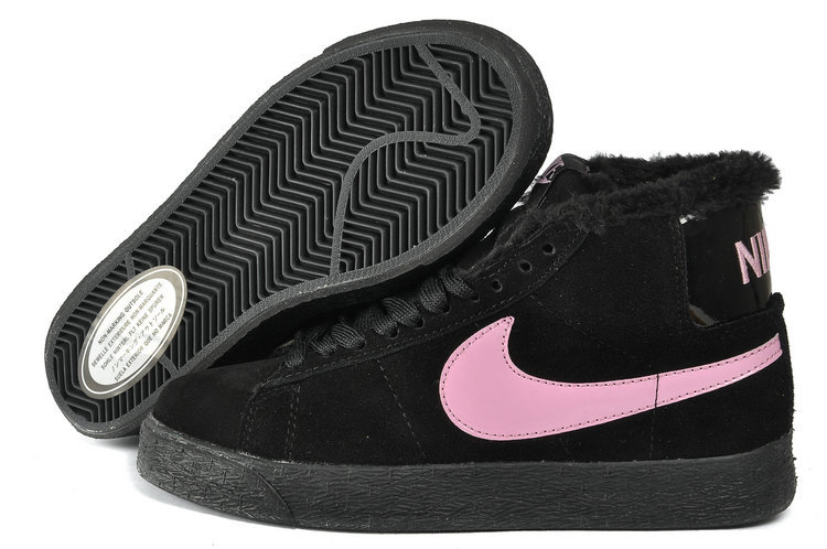 nike blazer noir et rose pas cher