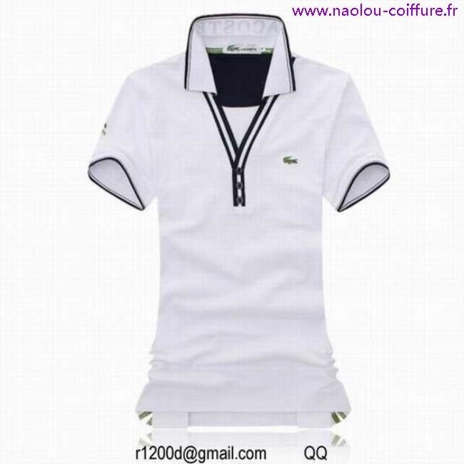 polo lacoste noir pas cher